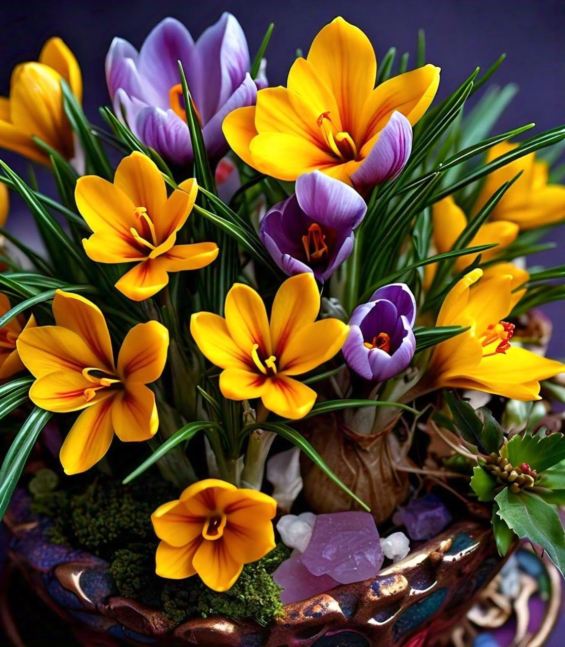 Imported Saffron Kaiser Flower Bulbs