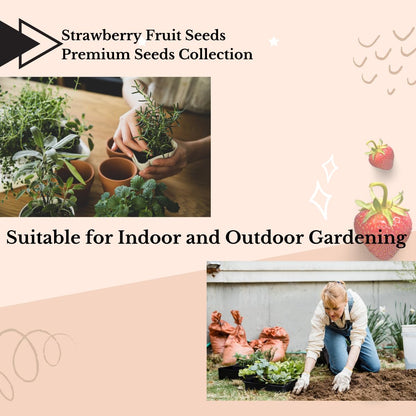 Fresh Sweet Strawberry Seeds (Pack of 20)