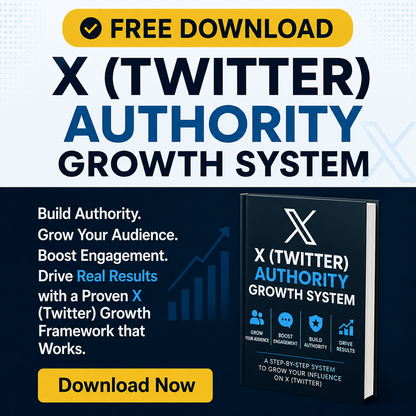 x twitter authority growth system ebook 2026